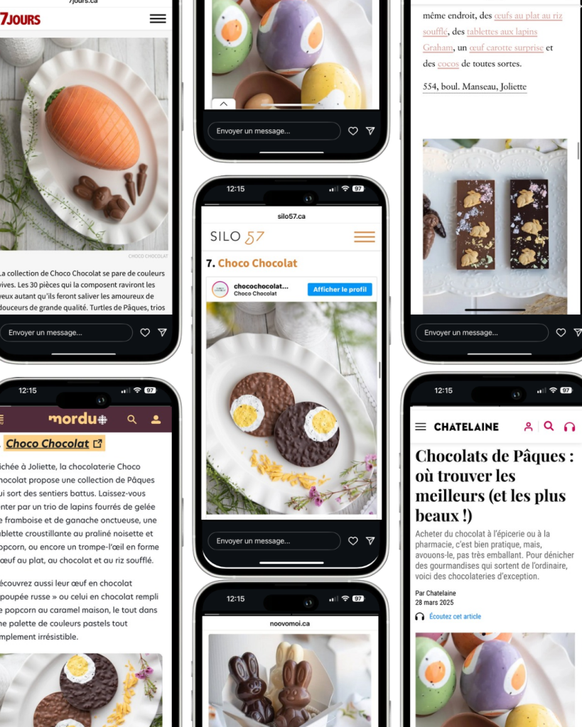 Résultats-medias-choco chocolat